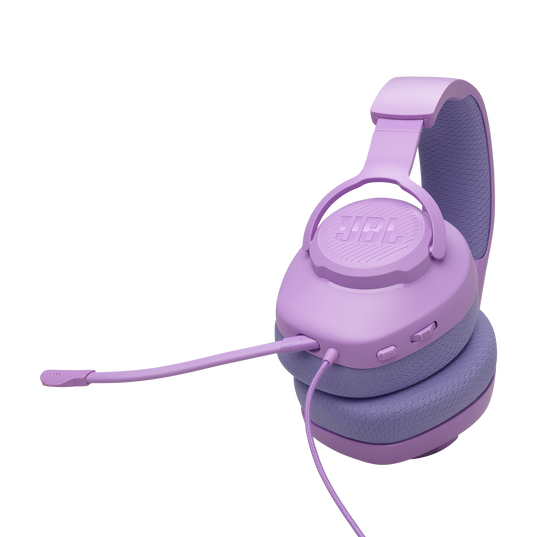 JBL Quantum 100M2 - Purple - Wired over-ear gaming headset with detachable mic and mute option - Detailshot 5